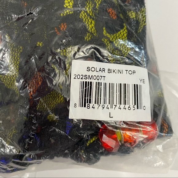 Sinful by Affliction Solar Reversible Bikini Triangle Top Only, Size Large - Picture 7 of 9